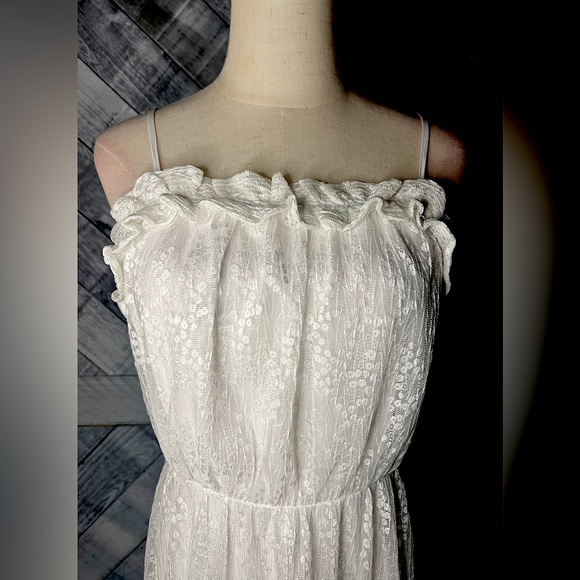 BCBGENERATION NWT MIDI DRESS OPTIC WHITE - Picture 7 of 13